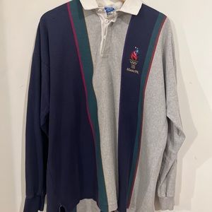 Vintage, Champion 1996 Atlanta Olympics (100 Anniversary) long sleeve polo